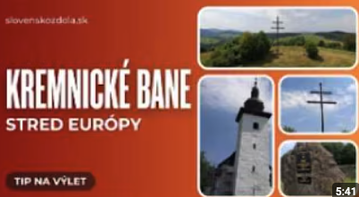 KREMNICKÉ BANE – GEOGRAFICKÝ STRED EURÓPY – TIP NA VÝLET – SLOVENSKO